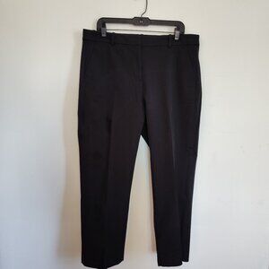 Ladies SZ 16P J Crew Factory Black Straight-Leg Kallie Pant